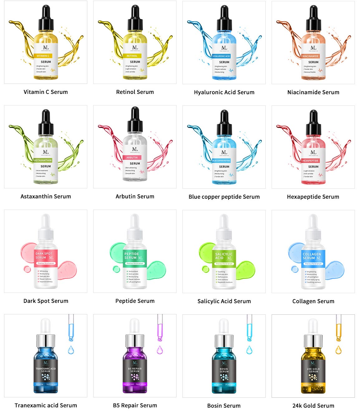 Skin Care Serum Series