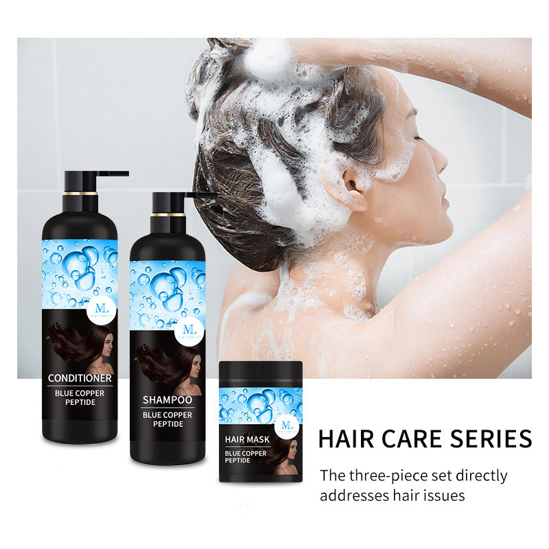 Blue Copper Peptide Shampoo and Conditioner Hair Care Set