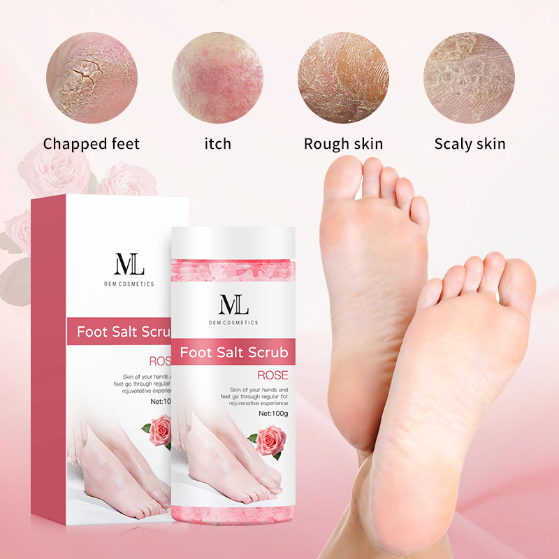 Rose Foot Salt Scrub