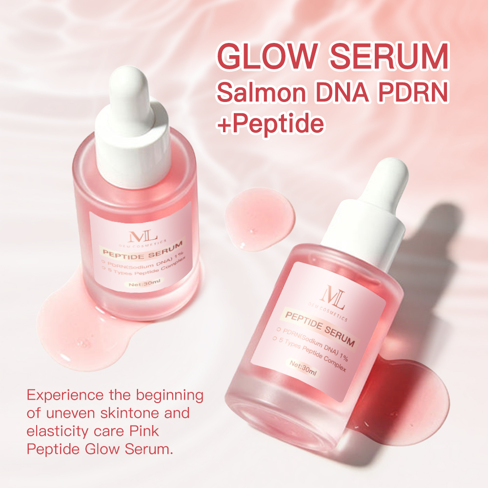 PDRN Salmon DNA Pink Peptide Face Serum — Custom Made for Your Brand, Never From Stock